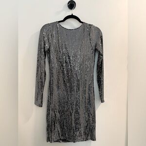 MICHAEL KORS Long Sleeve Mini Dress